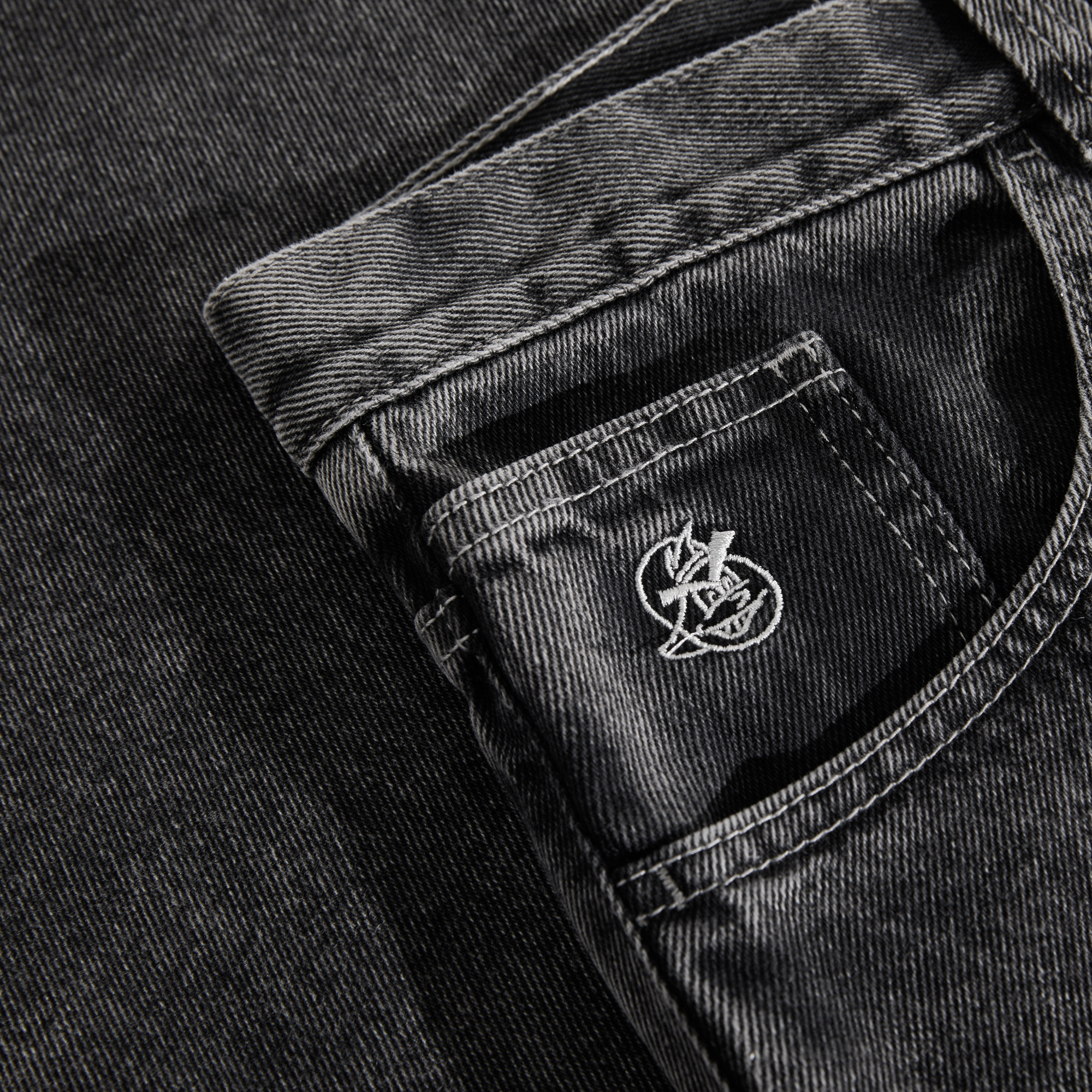 POLAR - 93 Pants ”Silver Black”