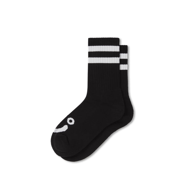 POLAR - Happy Sad Rib Socks "Black"