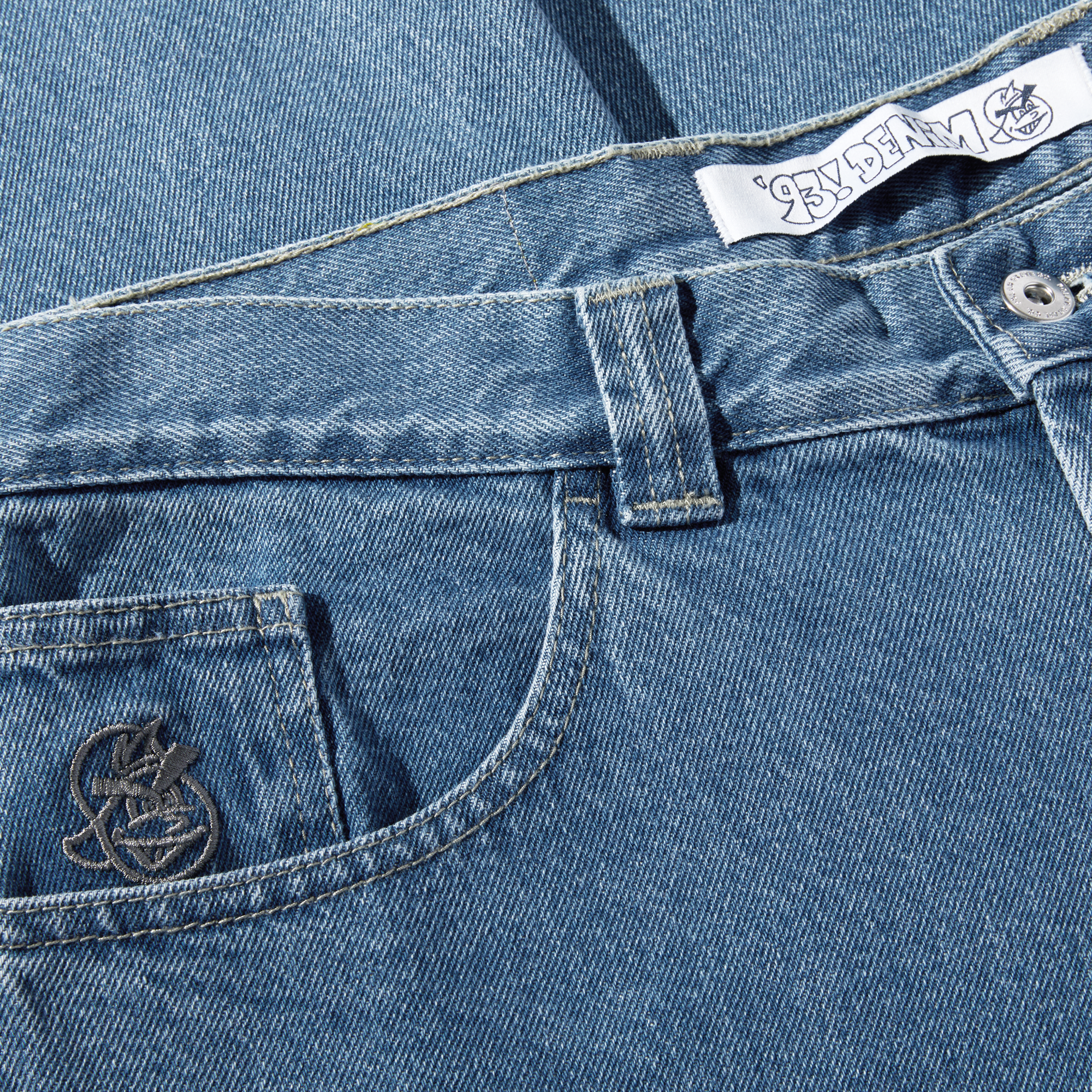 POLAR - 93 Pants "Mid Blue"