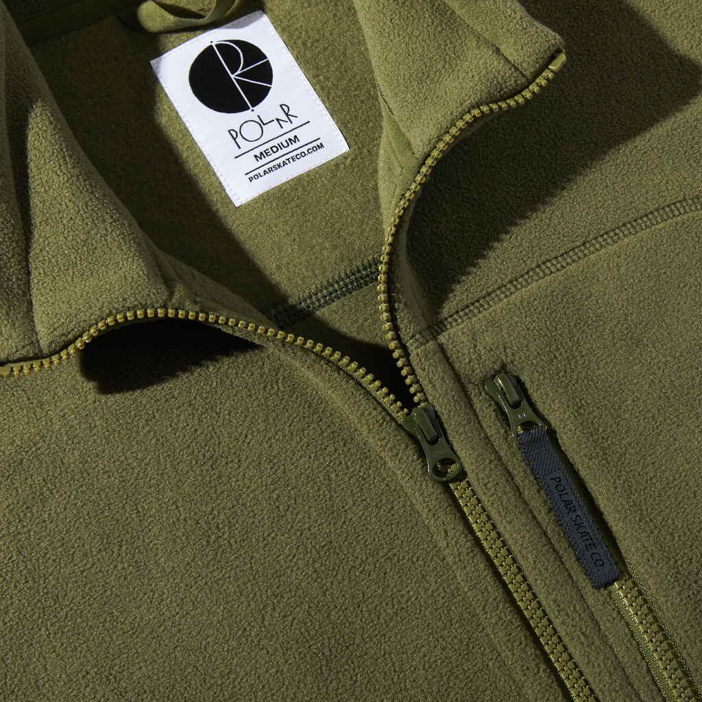 POLAR - Basic Fleece Vest "Army Green"