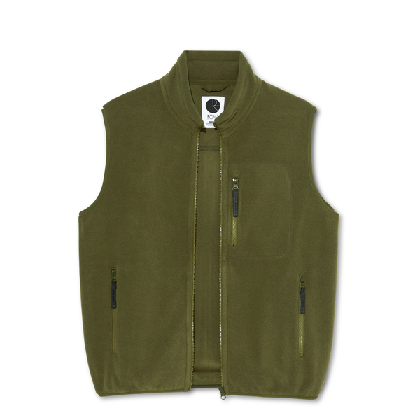 POLAR - Basic Fleece Vest "Army Green"