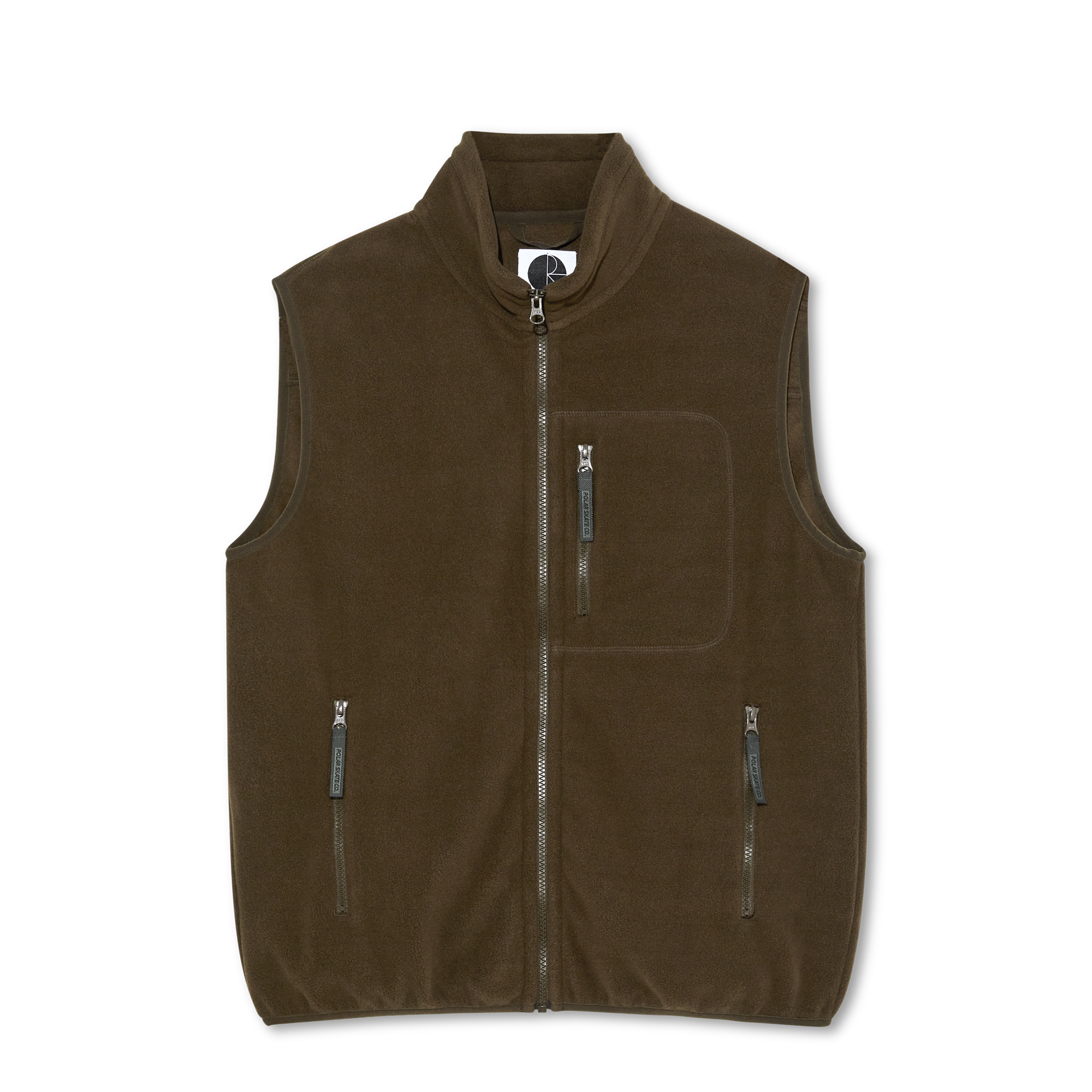 POLAR - Basic Fleece Vest "Brown"