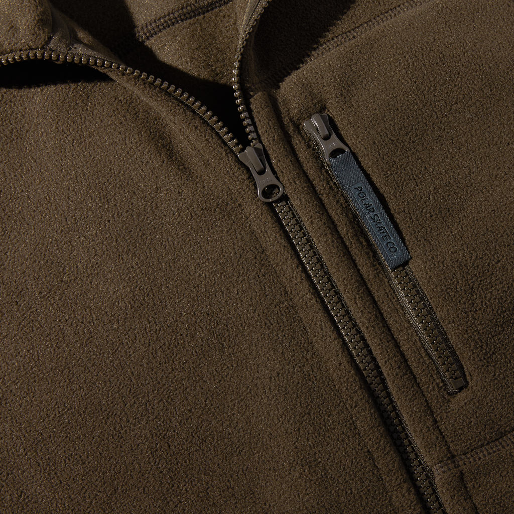 POLAR - Basic Fleece Vest "Brown"
