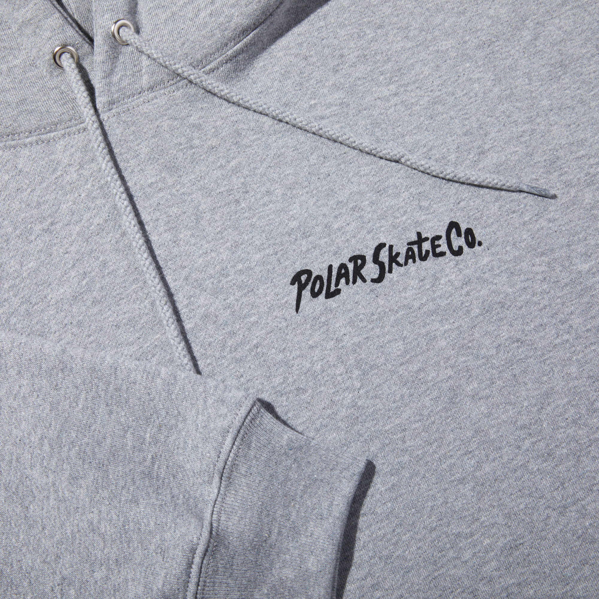 POLAR - Dave Hoodie Yoga Trippin "Heather Grey"