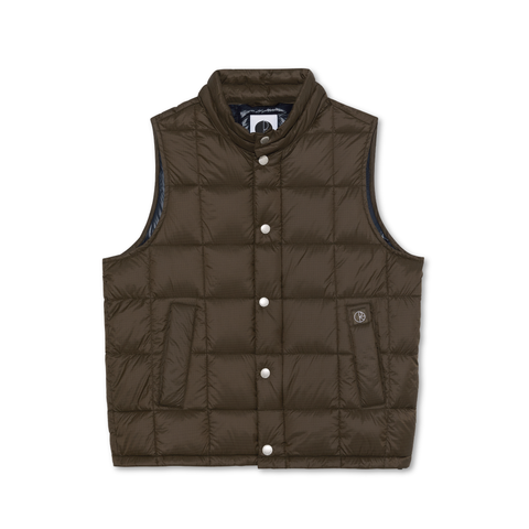 POLAR - Lightweight Puffer Vest "Brown"