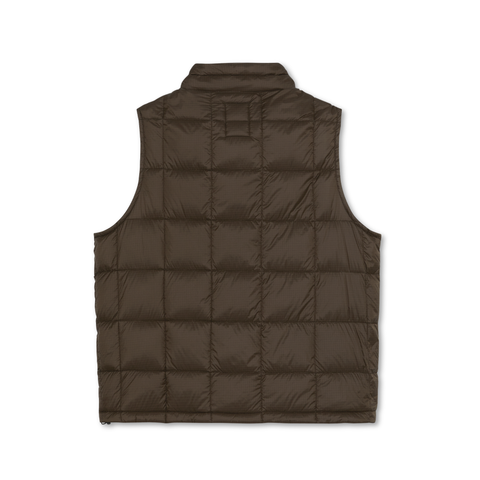 POLAR - Lightweight Puffer Vest "Brown"