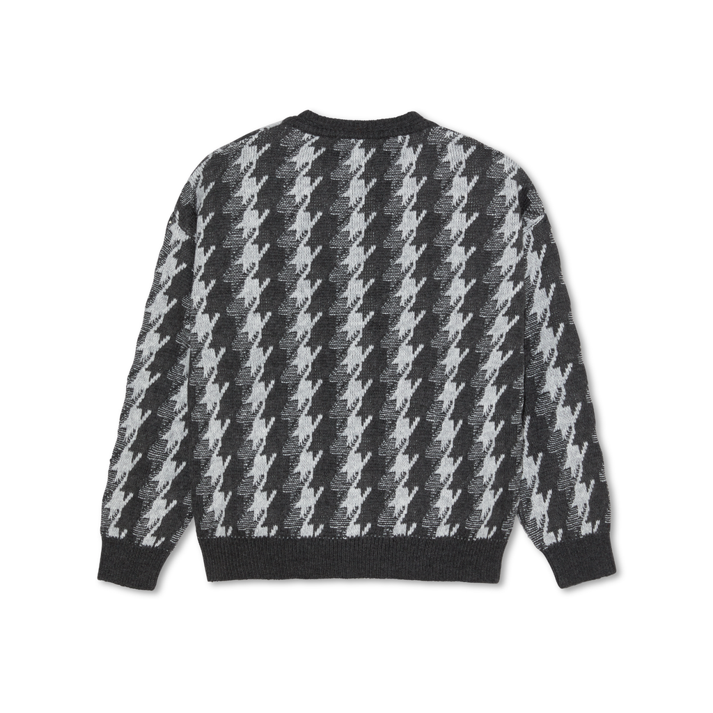 POLAR - Louis Cardigan Houndstooth "Grey"