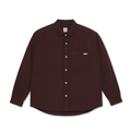 POLAR - Mitchell Herringbone LS Shirt "Wine"