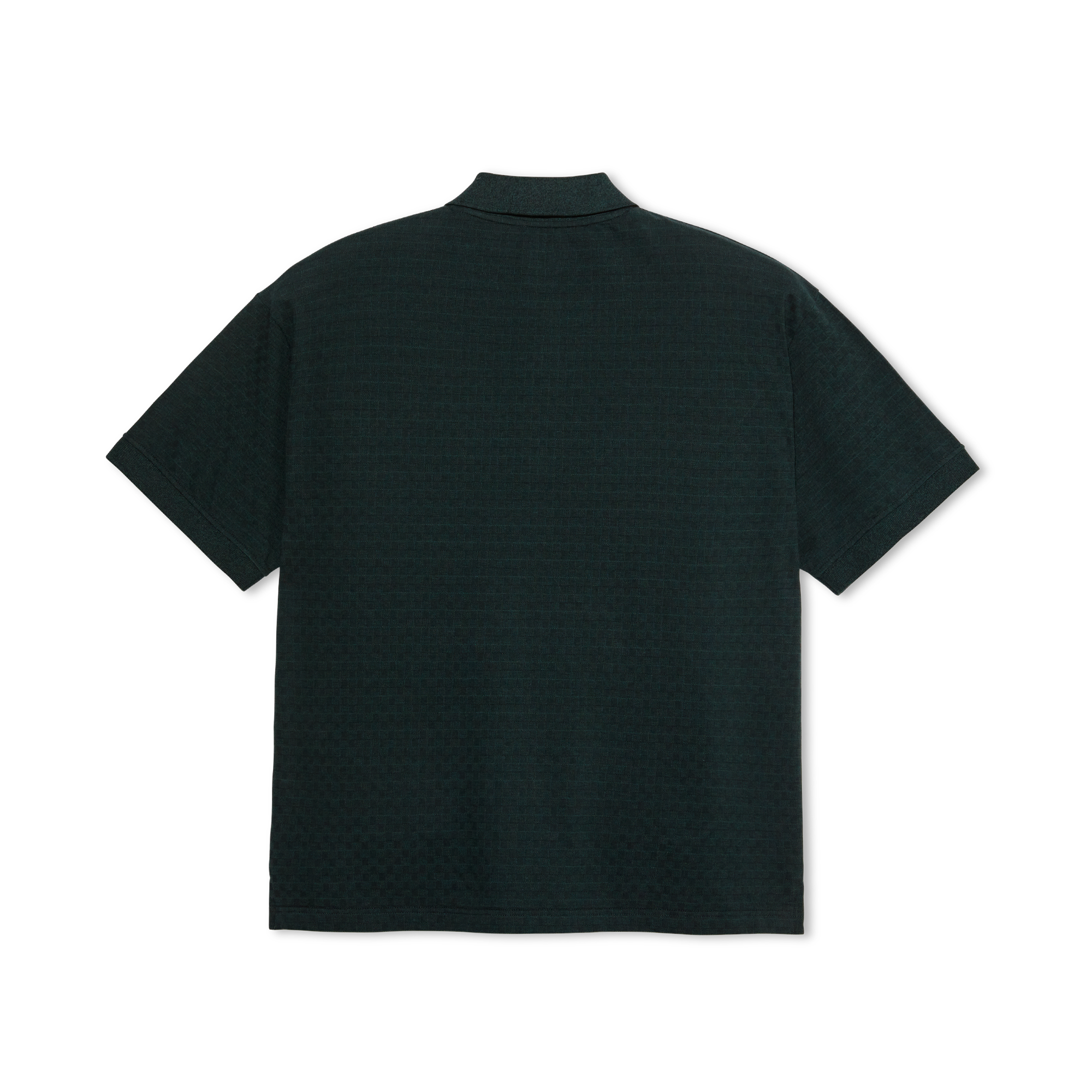 POLAR - Check Surf Polo Shirt "Dark Teal"