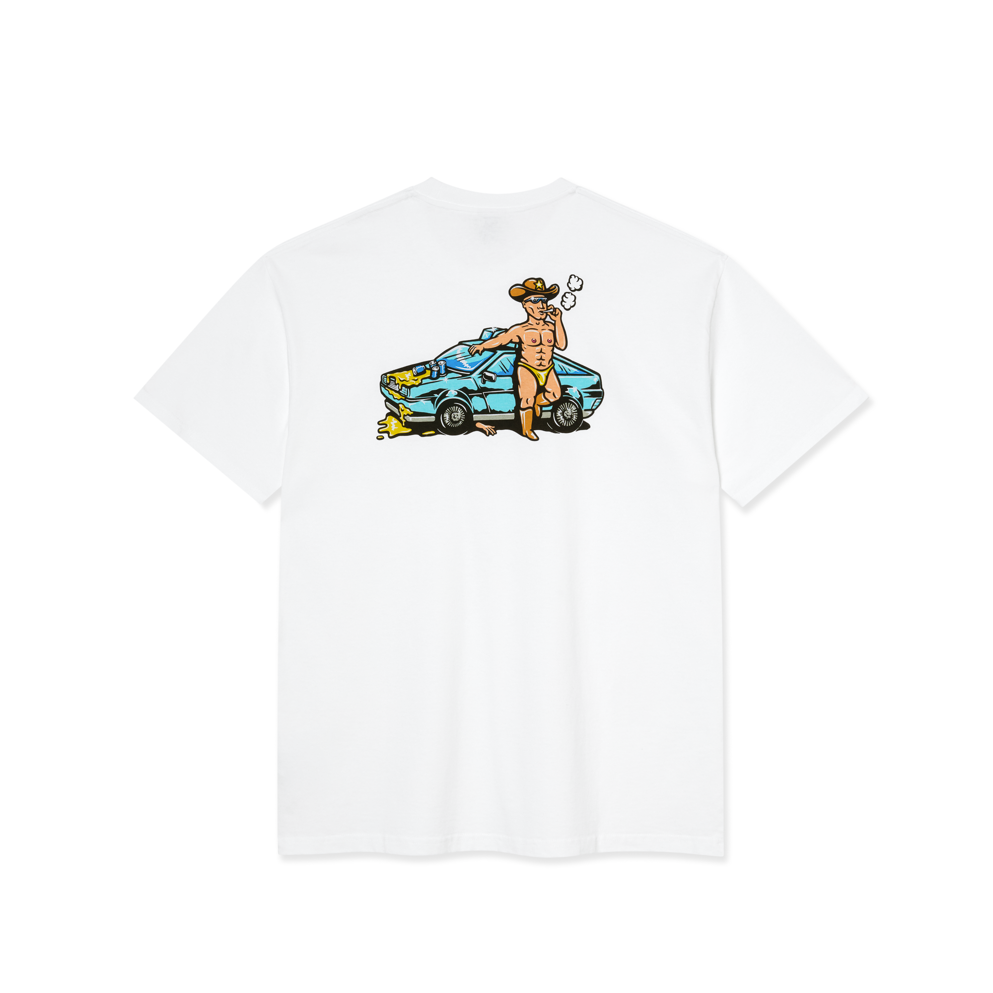 POLAR - Cowboy Cop Tee”White"