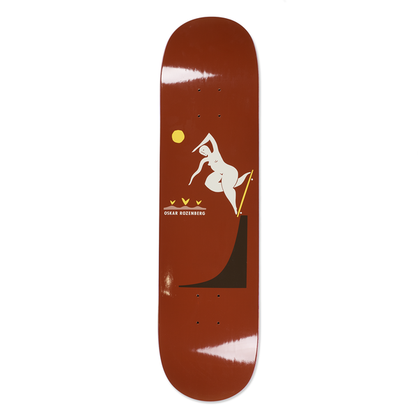 POLAR - Oskar Rozenberg - Bs Noseblunt (Burnt Red) "8.25" (Short)