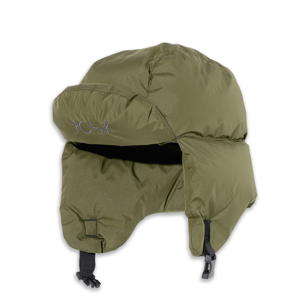 POLAR - Ailu Puffer Trapper Cap  "Army Green"