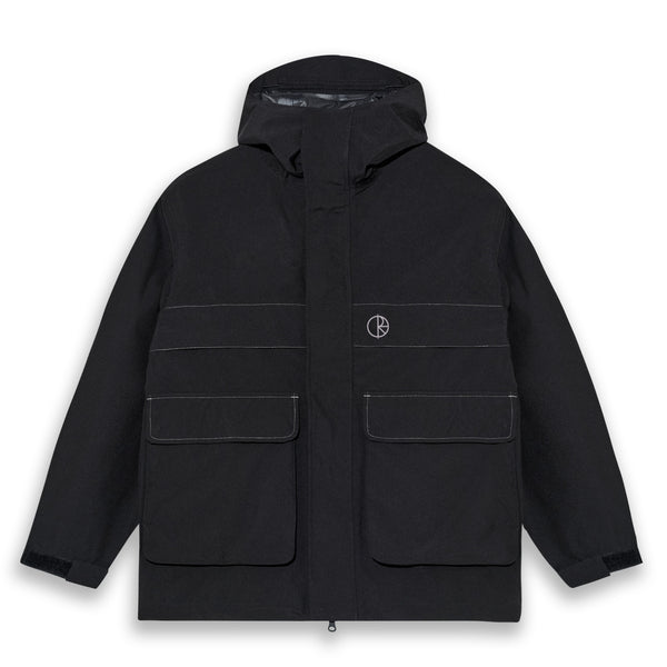POLAR - Cargo Shell Jacket "Black/Silver"