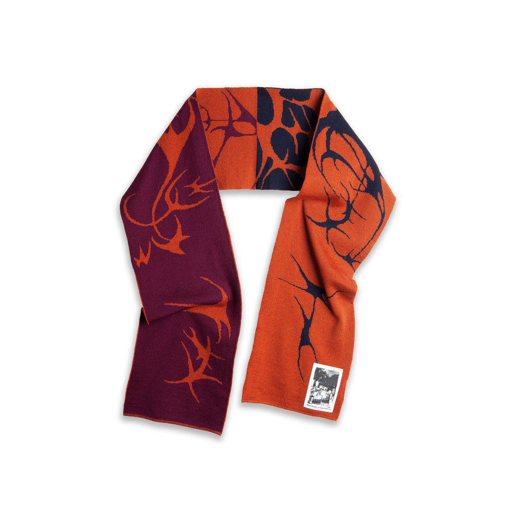 POLAR - Salim Scarf | Tribal  "Burnt Orange"