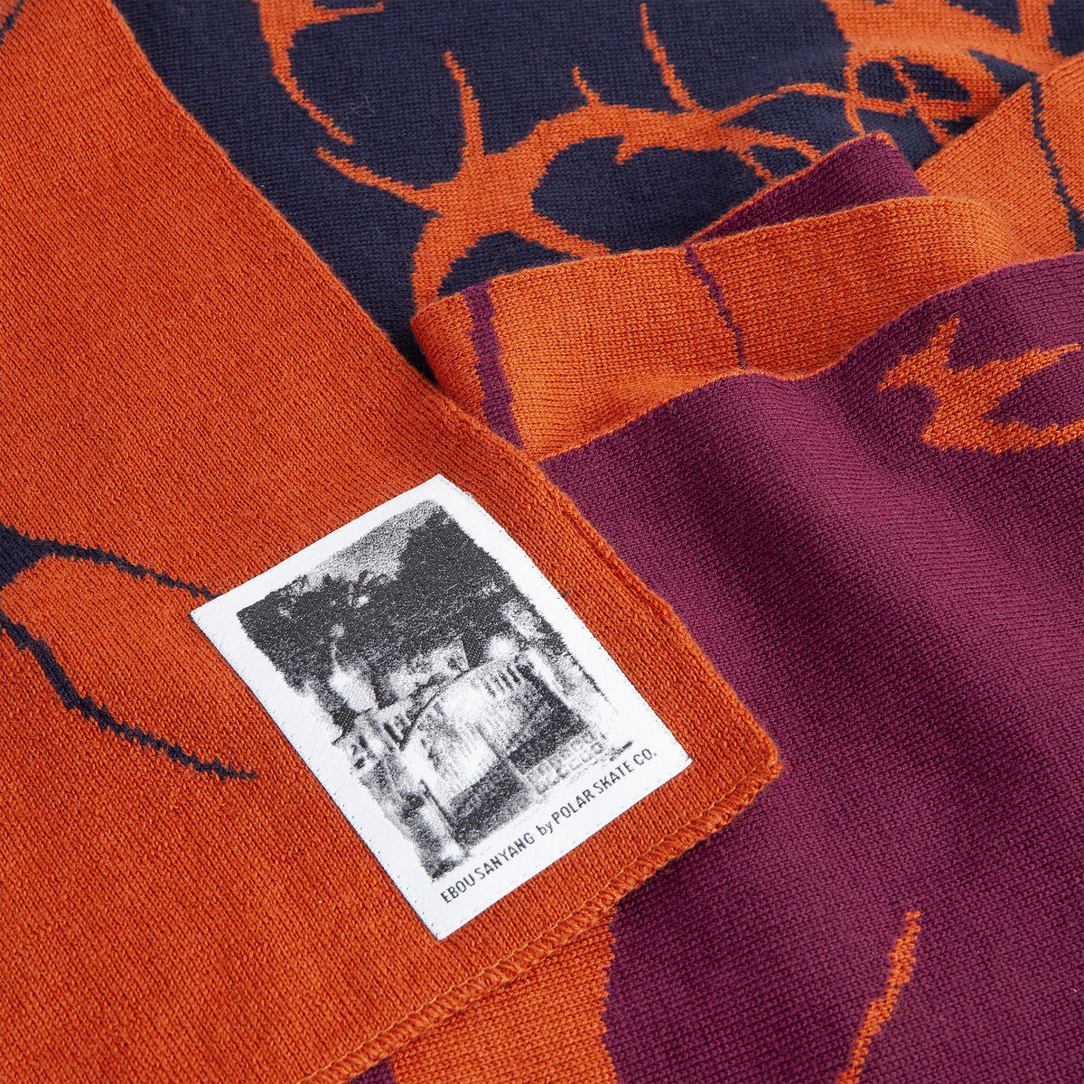 POLAR - Salim Scarf | Tribal  "Burnt Orange"