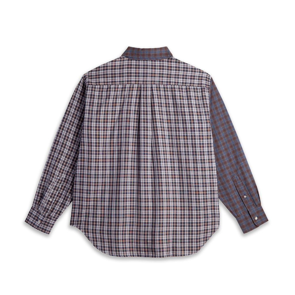 POLAR - Ben LS Shirt | Violin "Graphite/Blue"