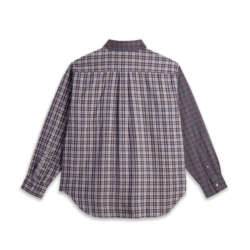 POLAR - Ben LS Shirt | Violin "Graphite/Blue"