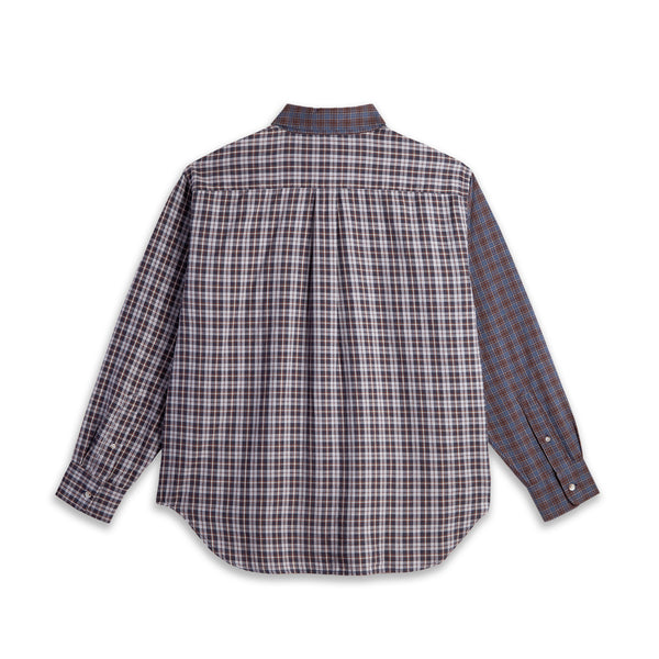 POLAR - Ben LS Shirt | Violin "Graphite/Blue"