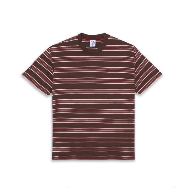 POLAR - Tee | Stripe  "Brown/Red"
