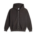 POLAR - Waffle Zip Hoodie "Dirty Black"