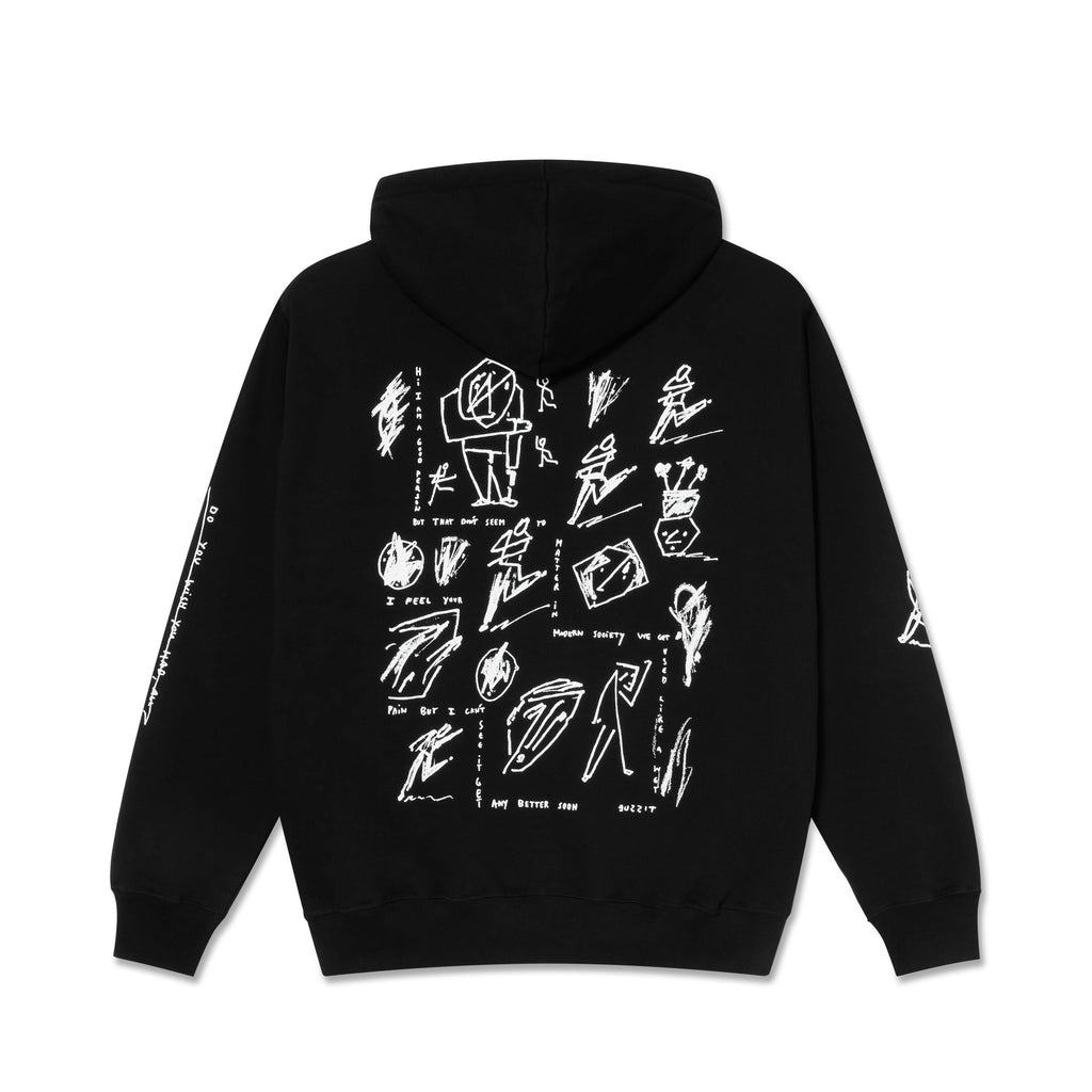 POLAR - Dave Hoodie | Sad at Times "Black"
