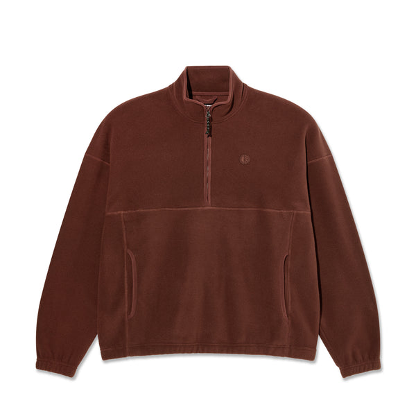 POLAR - Ivan Half Zip Sweater "Wine"