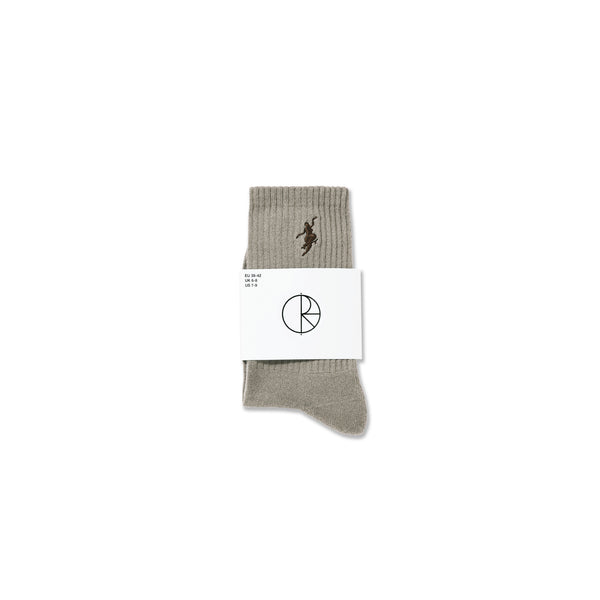 POLAR - Rib Socks | No Comply "Sand / Brown"