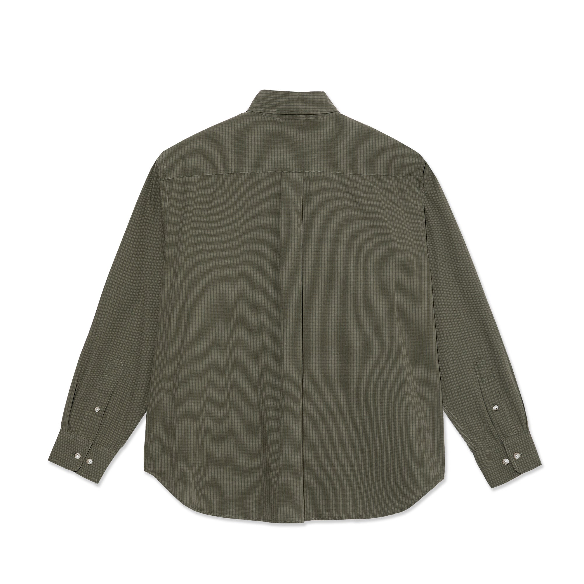 POLAR - Ben LS Shirt "Army Green Check"