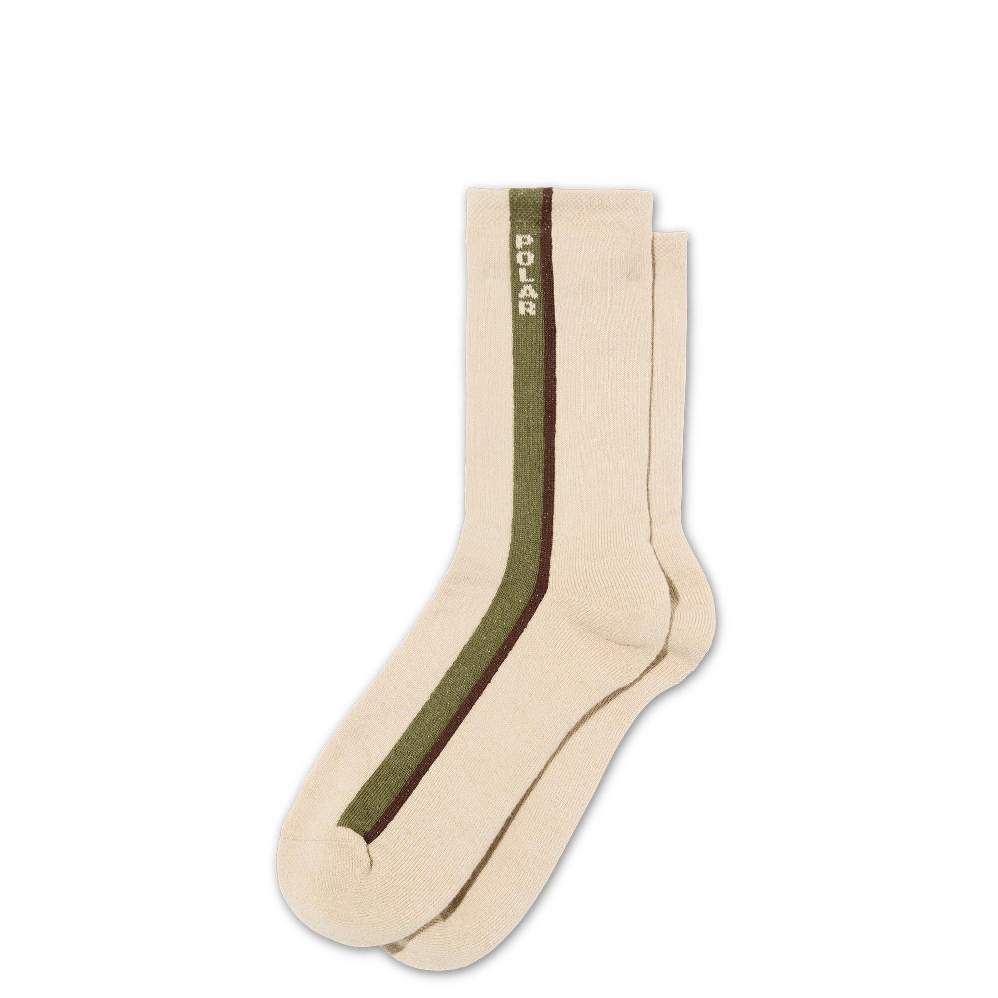 POLAR - Business Socks | Side Stripe "Beige"