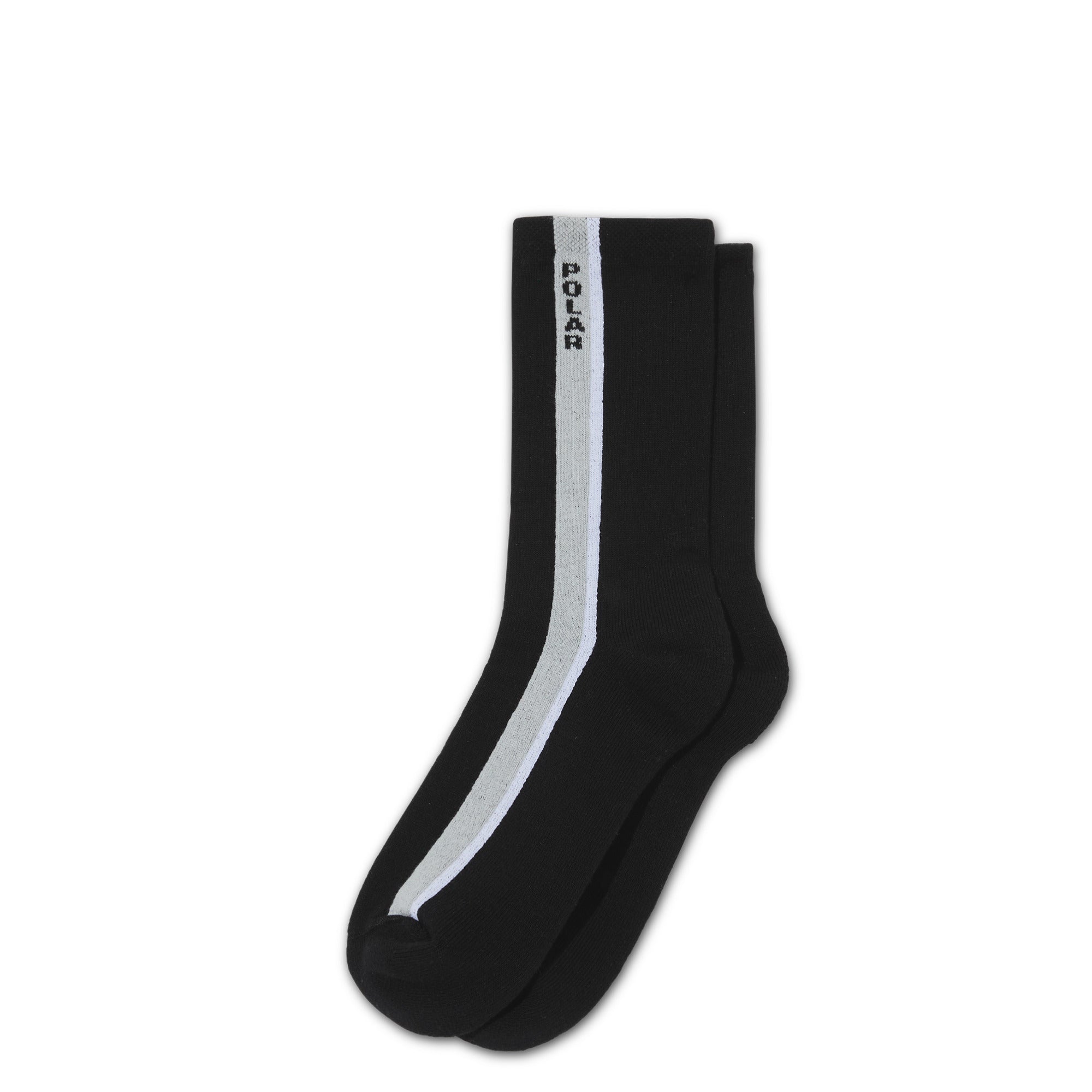 POLAR - Business Socks | Side Stripe "Black"