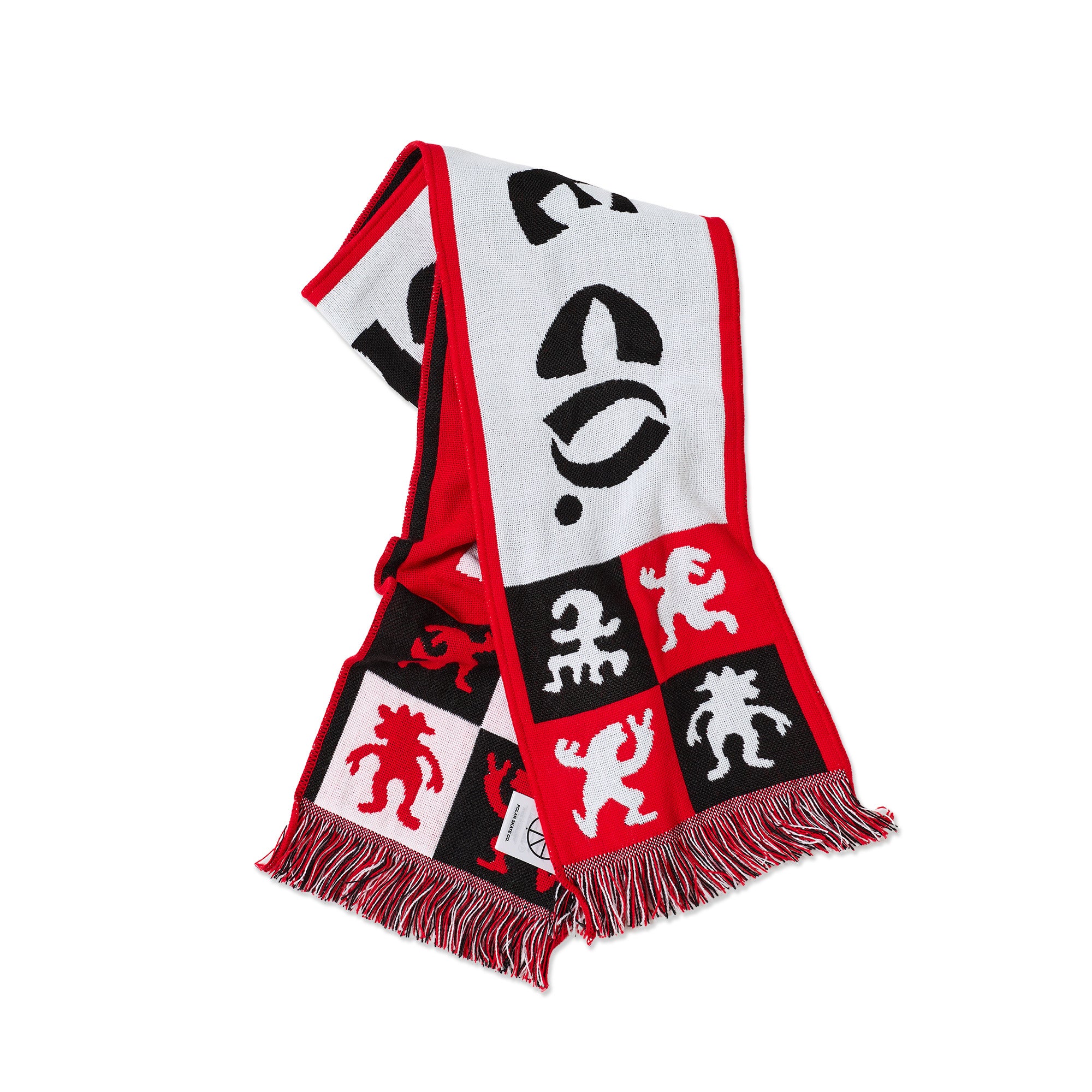 POLAR - Football Scarf | Checkers "Red"
