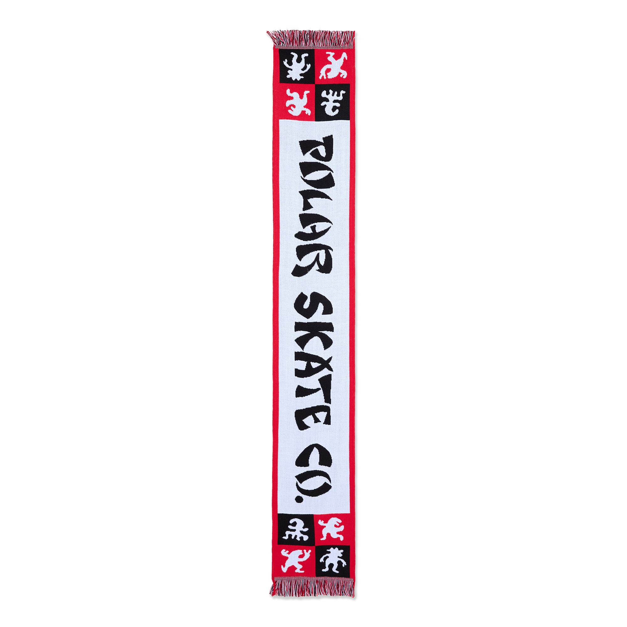 POLAR - Football Scarf | Checkers "Red"