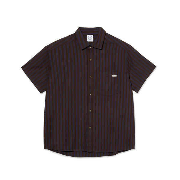 POLAR - Mitchell Shirt  "Purple/Chocolate"