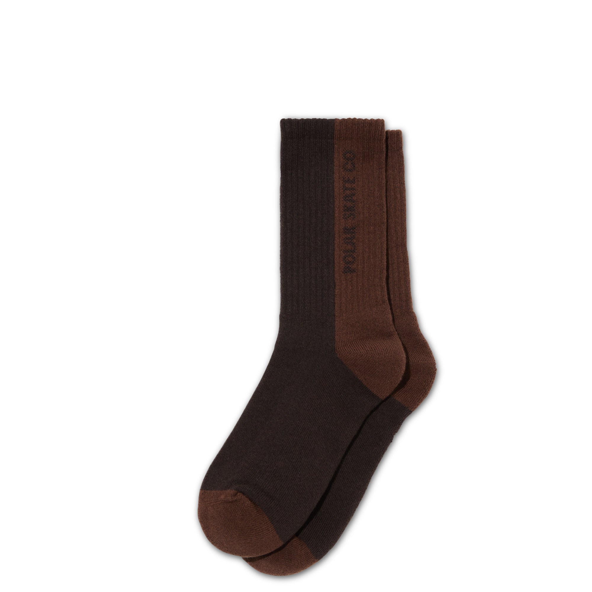 POLAR - Rib Socks | 50/50 "Brown"