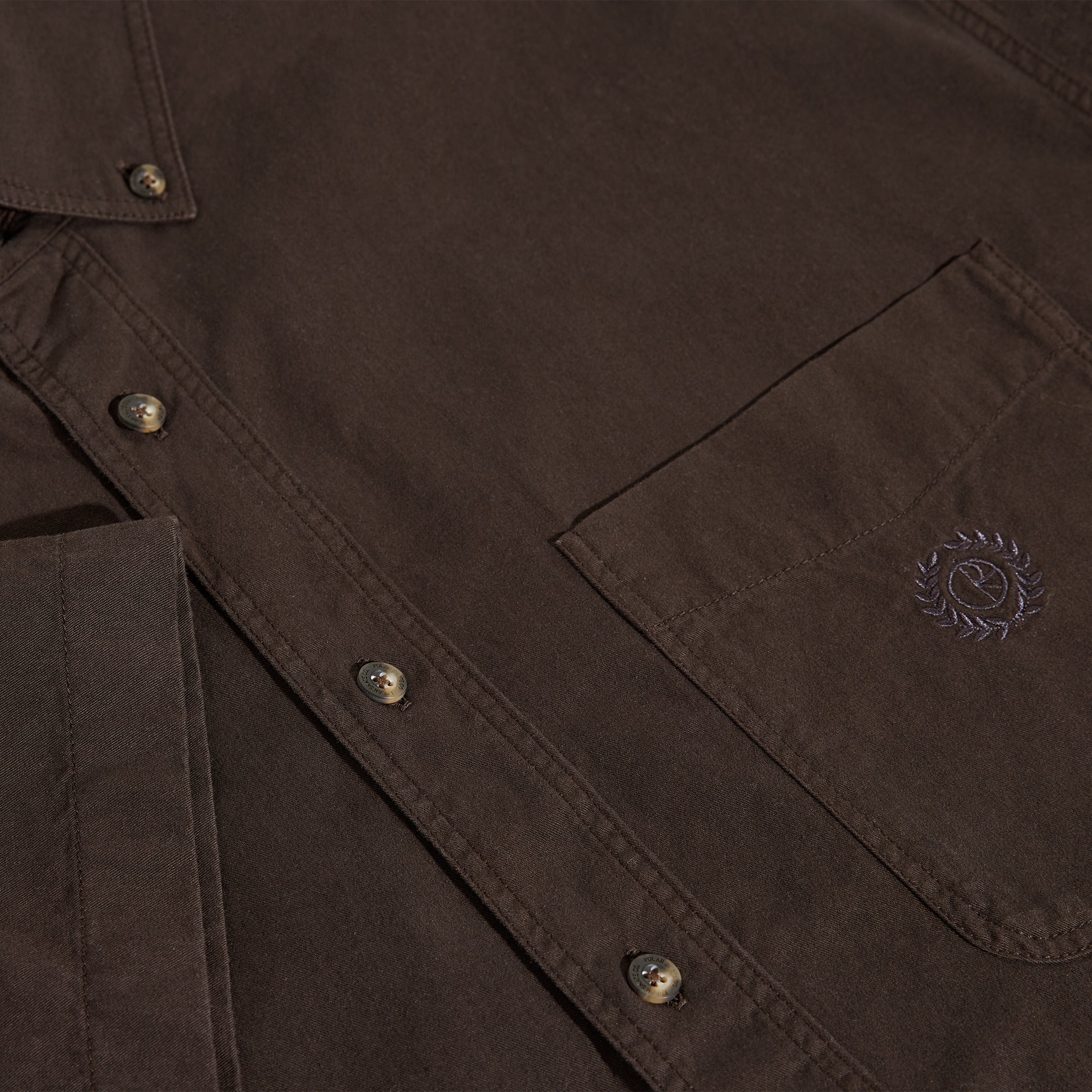 POLAR - Mitchell Shirt  "Purple/Chocolate"