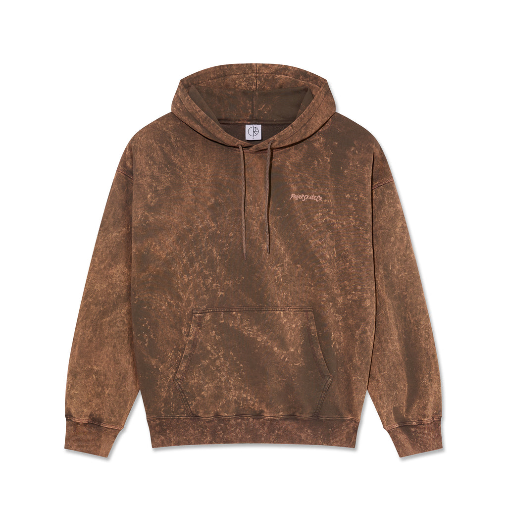 POLAR - Acid Frank Hoodie | Surf Logo "Brown"