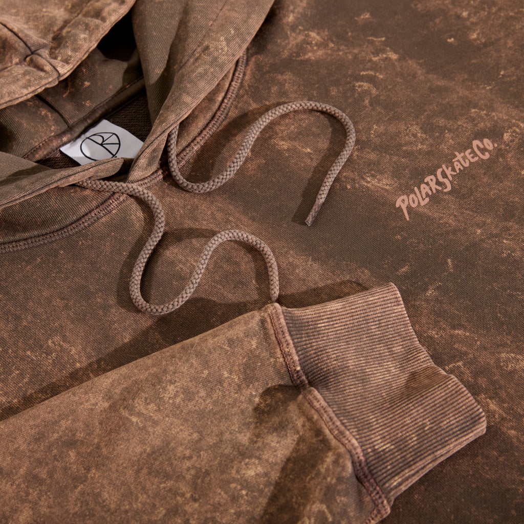 POLAR - Acid Frank Hoodie | Surf Logo "Brown"