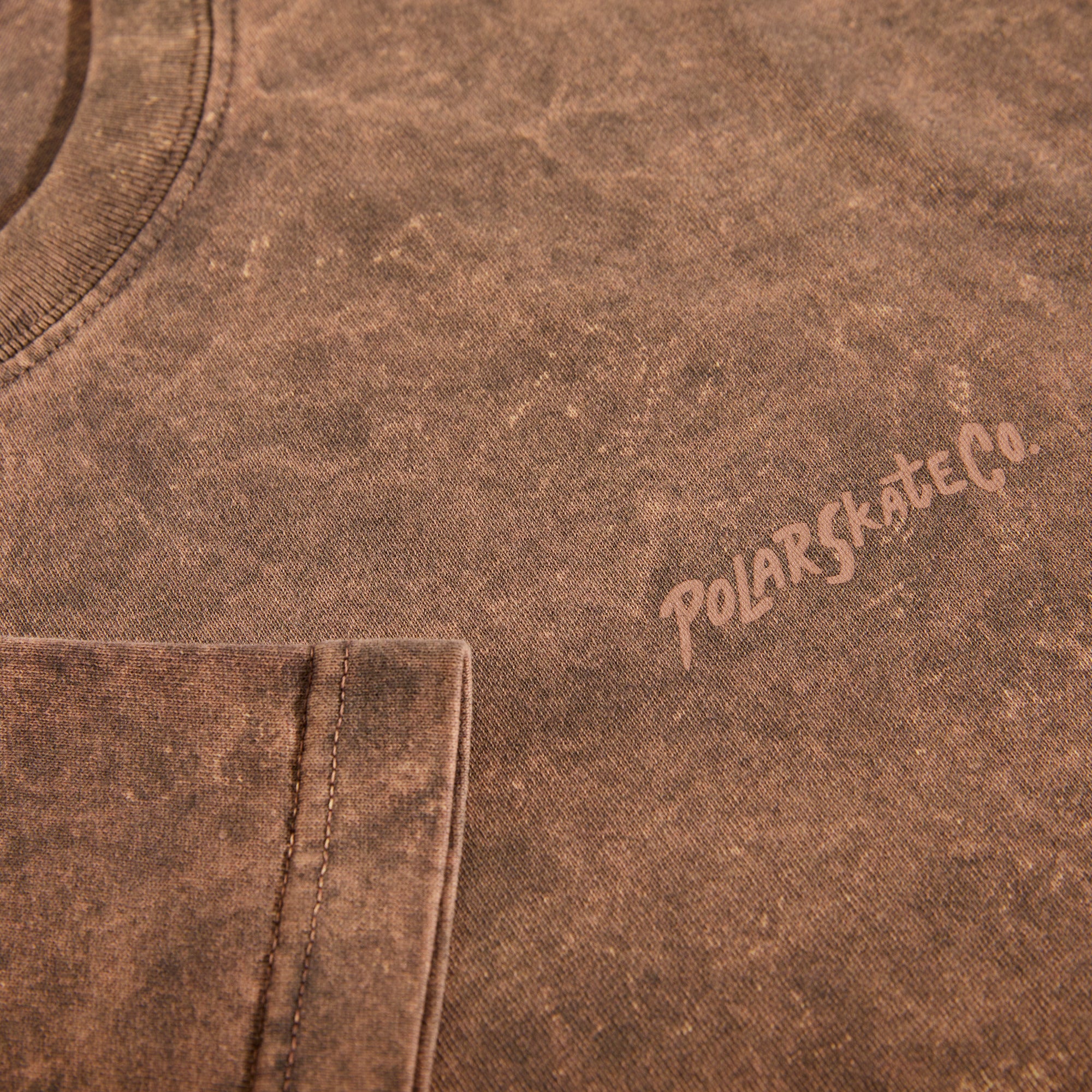 POLAR - Acid Tee | Surf Logo "Brown"