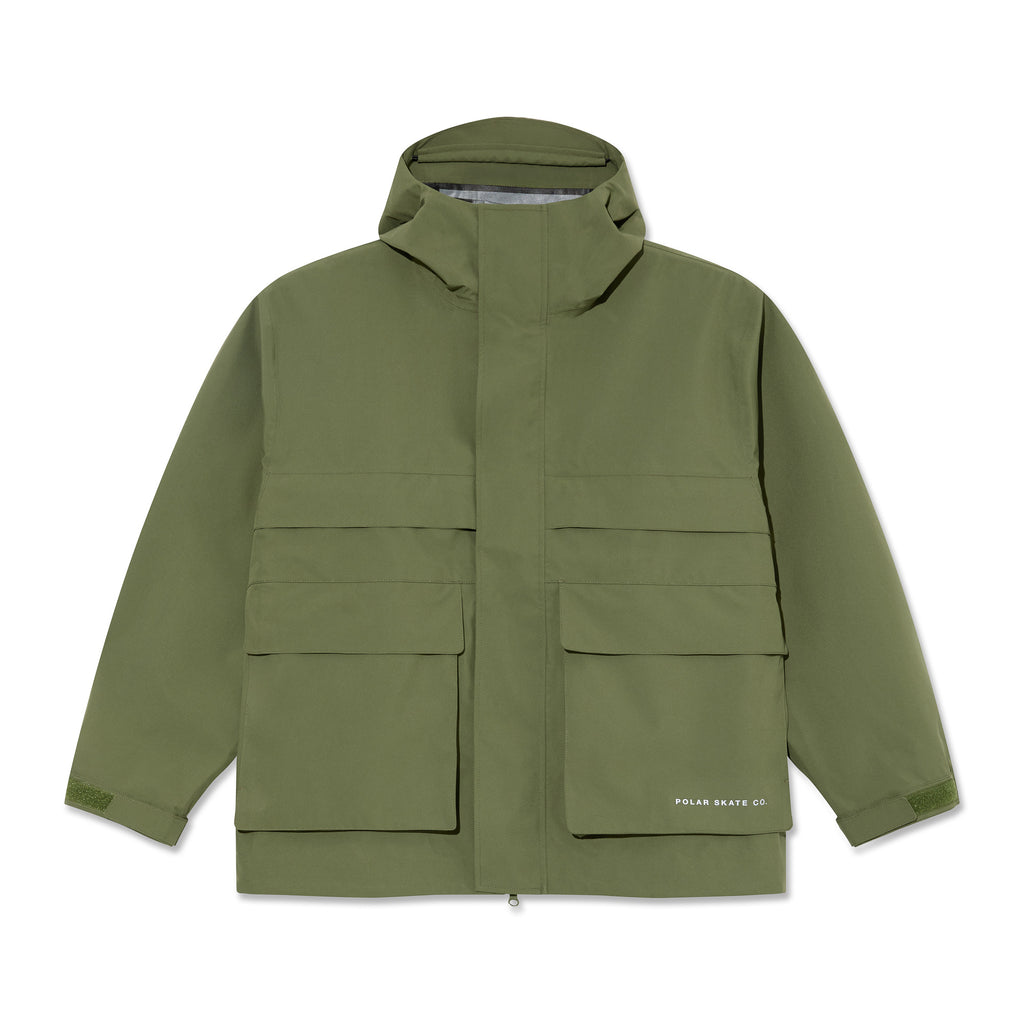 POLAR - Cargo Shell Jacket "Moss Green"