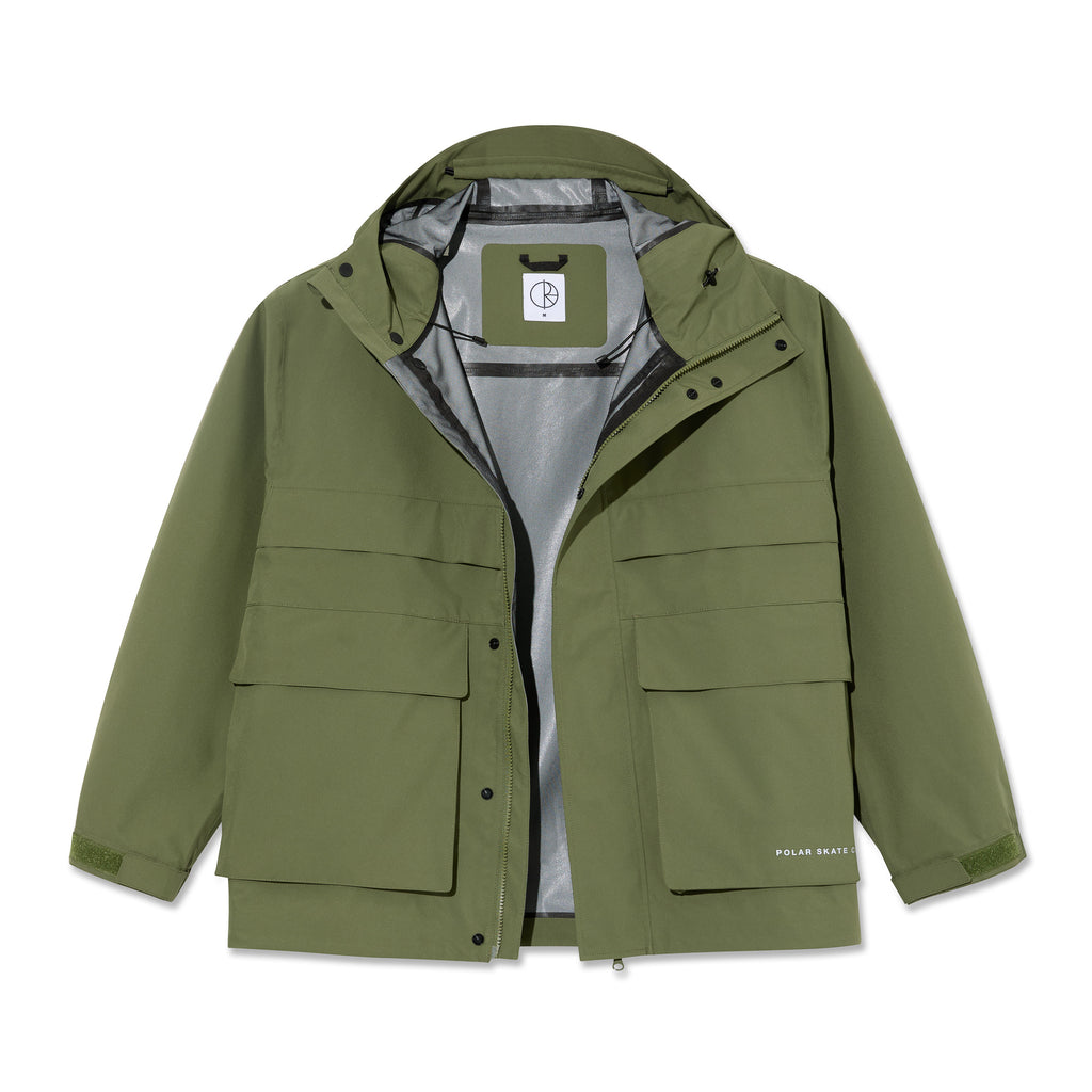 POLAR - Cargo Shell Jacket "Moss Green"