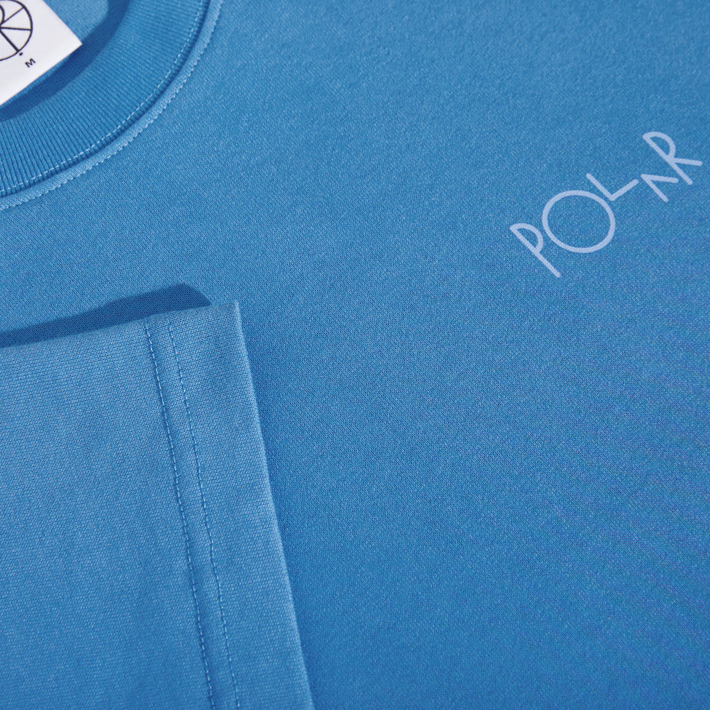 POLAR - Contrast Tee | Stroke Logo "French Blue"