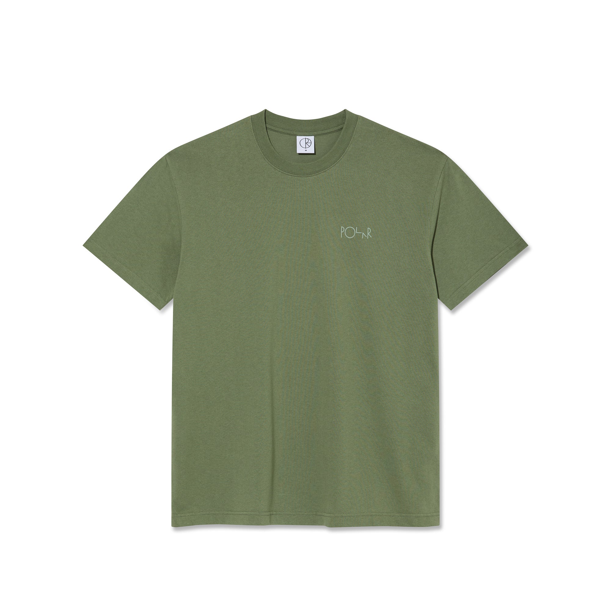 POLAR - Contrast Tee | Stroke Logo "Moss Green"