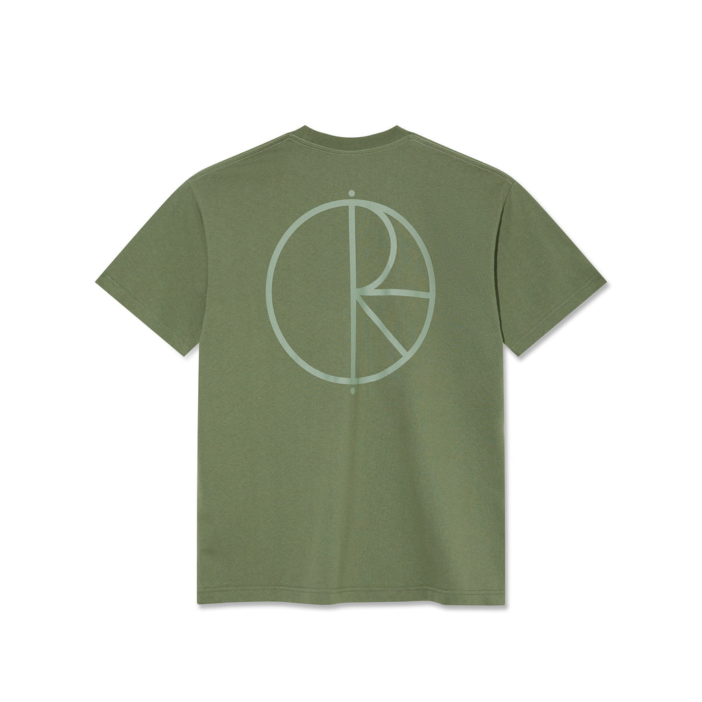 POLAR - Contrast Tee | Stroke Logo "Moss Green"