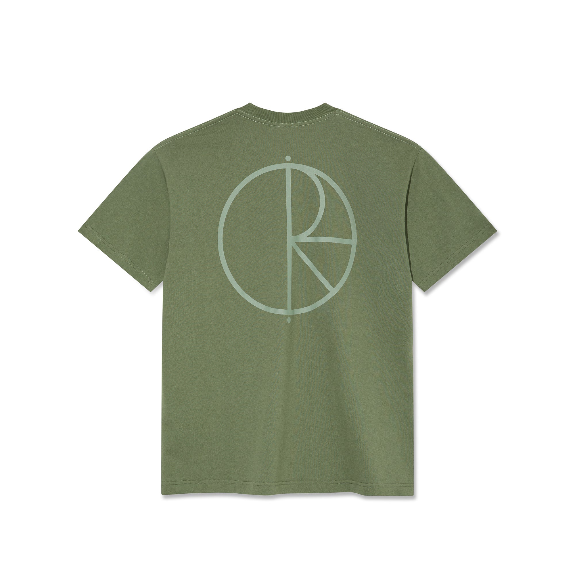 POLAR - Contrast Tee | Stroke Logo "Moss Green"