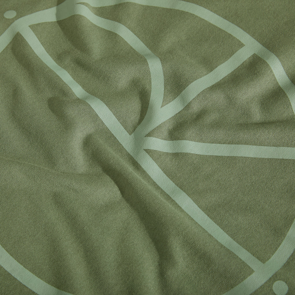 POLAR - Contrast Tee | Stroke Logo "Moss Green"