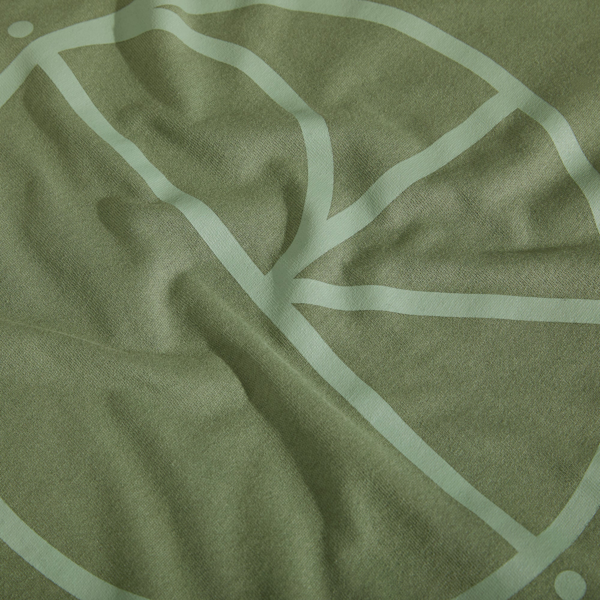 POLAR - Contrast Tee | Stroke Logo "Moss Green"
