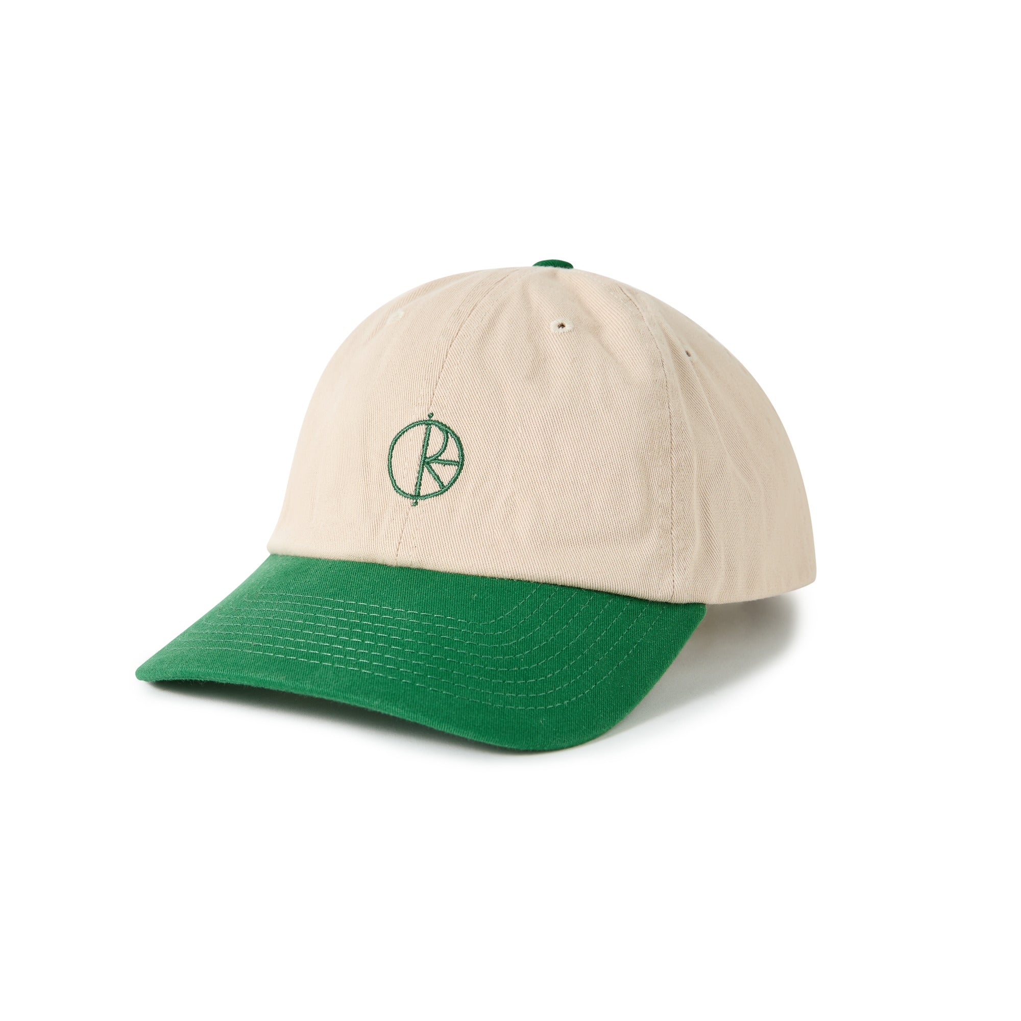POLAR - Sai Cap | Stroke Logo "Ecru / Green"