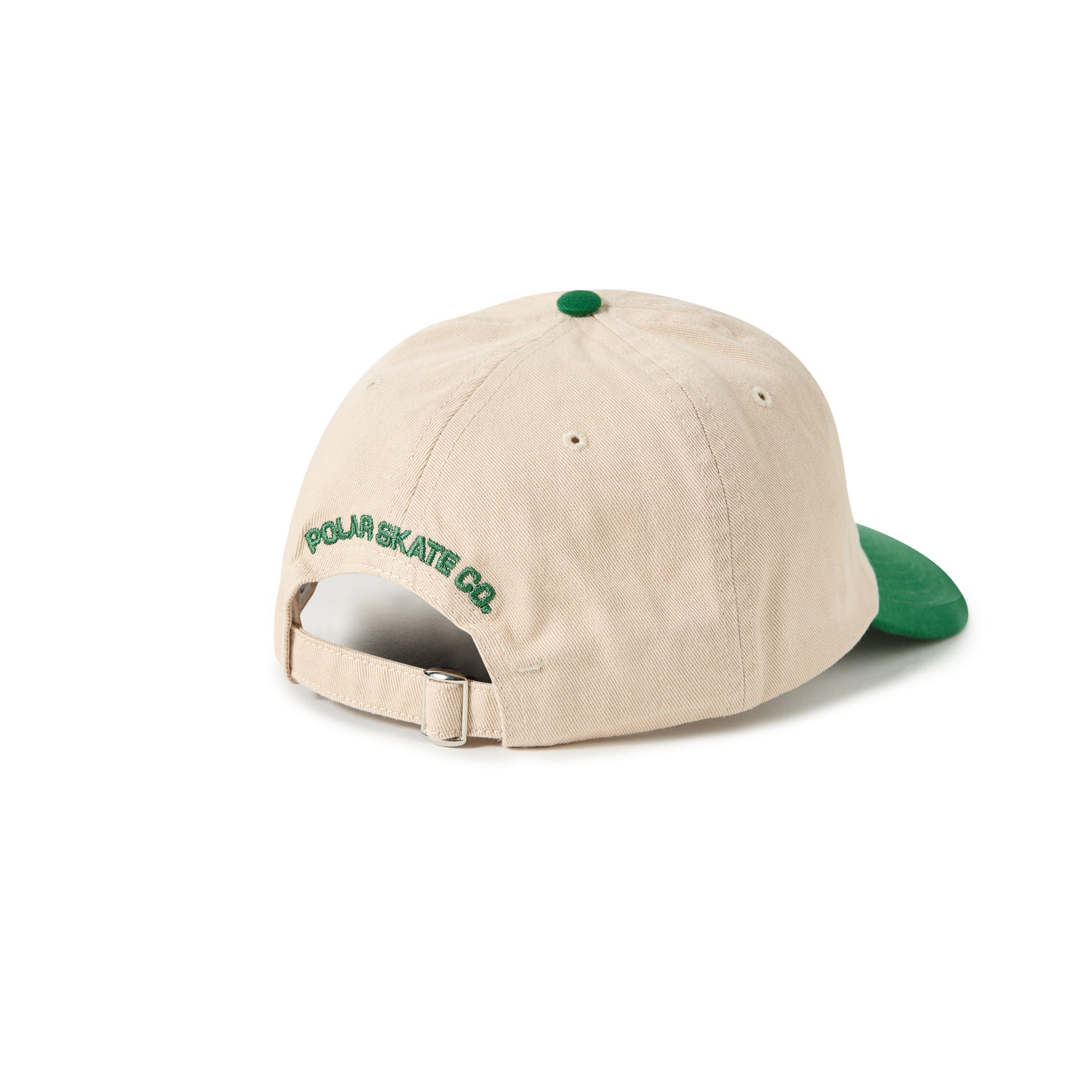 POLAR - Sai Cap | Stroke Logo "Ecru / Green"