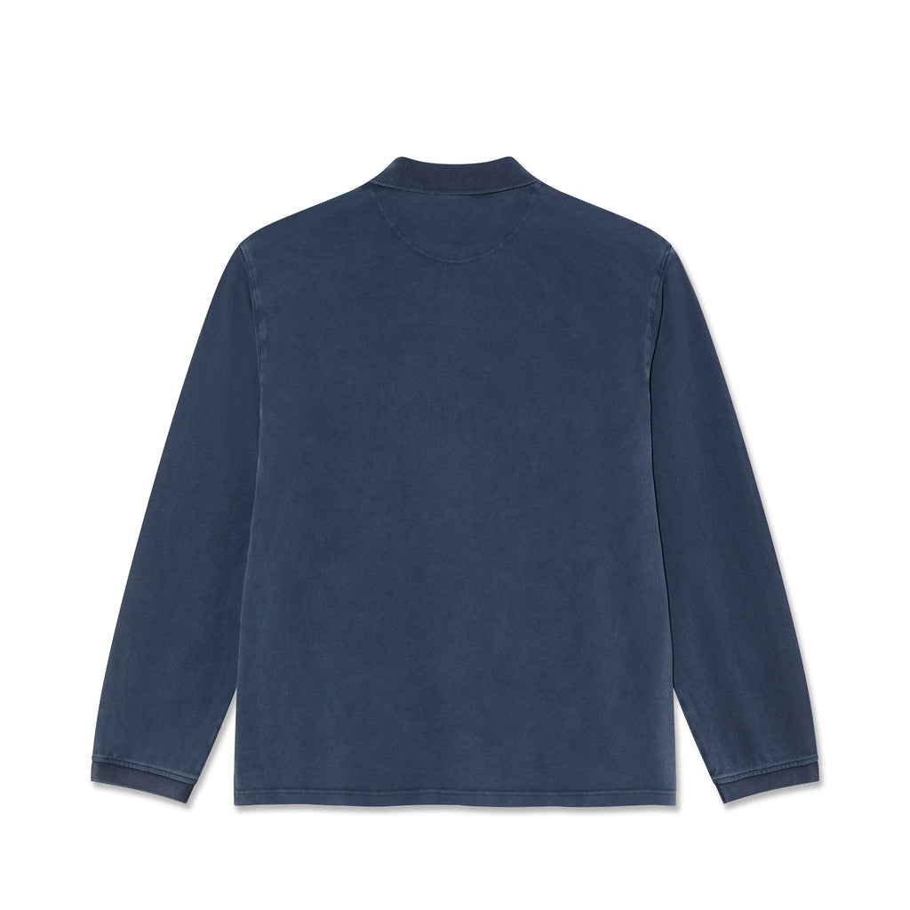 POLAR - Serge Polo LS Shirt "Blue"