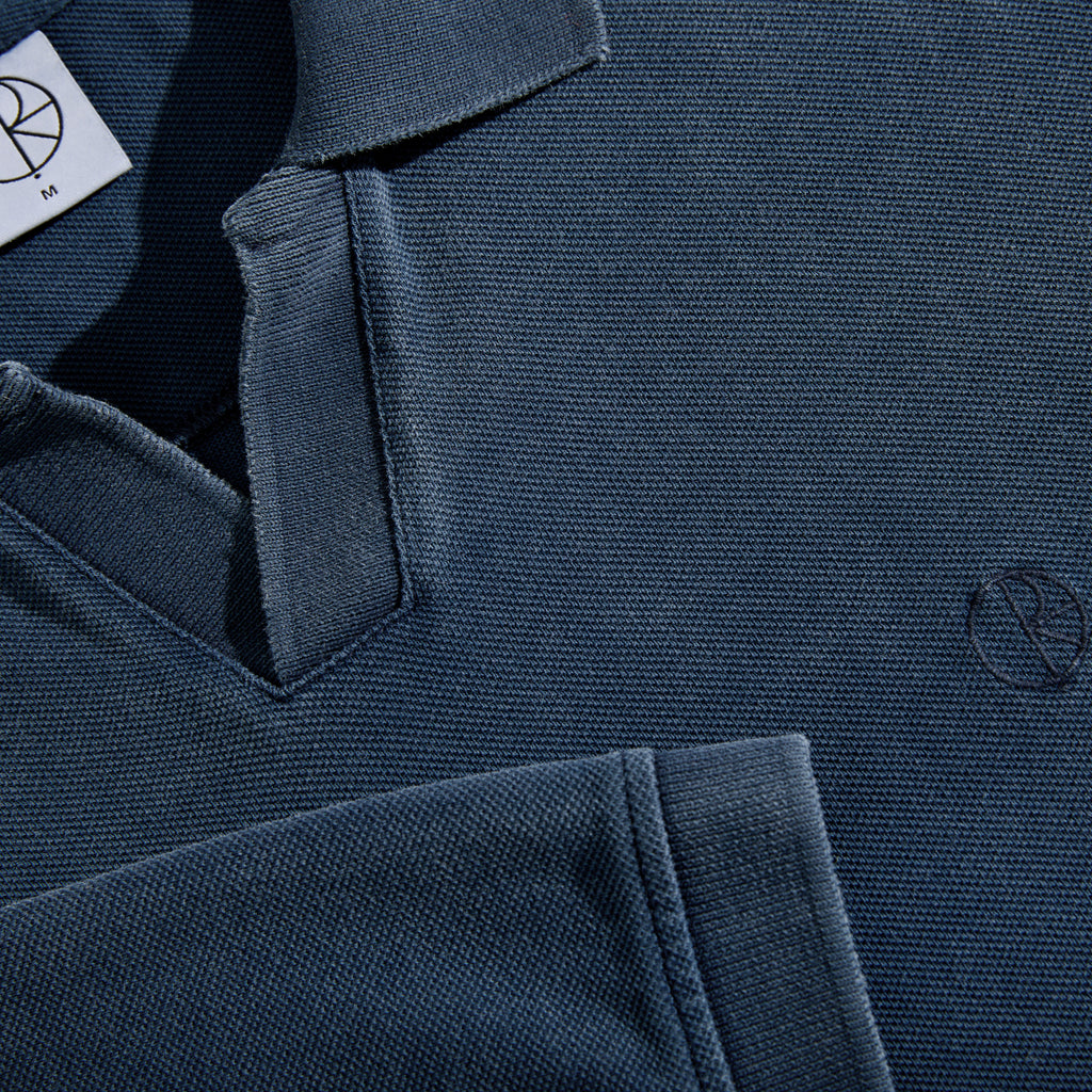 POLAR - Serge Polo LS Shirt "Blue"